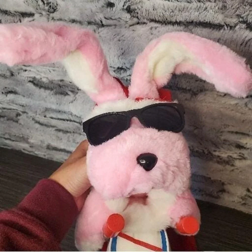 Vintage Energizer Bunny Advertising Plush 30'' Christmas Stocking 1993 Wire Ears